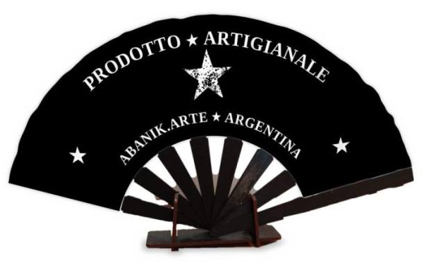 Abanico Prodotto artigianale negro