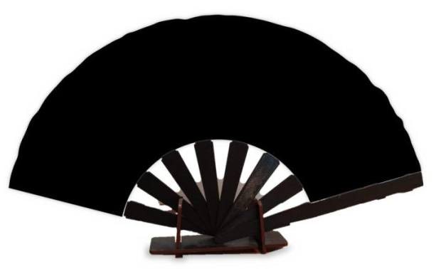 Abanico Negro pleno