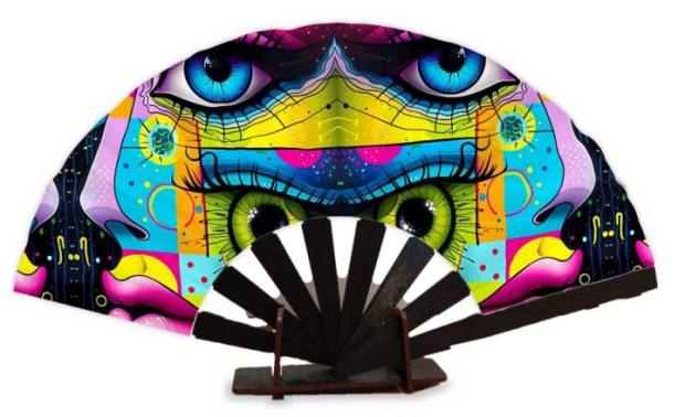Abanico Rostro pop